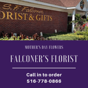 falconeer's florist mother's day flyer