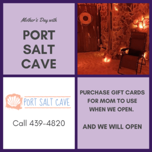Port Salt Cave mother's day flyer